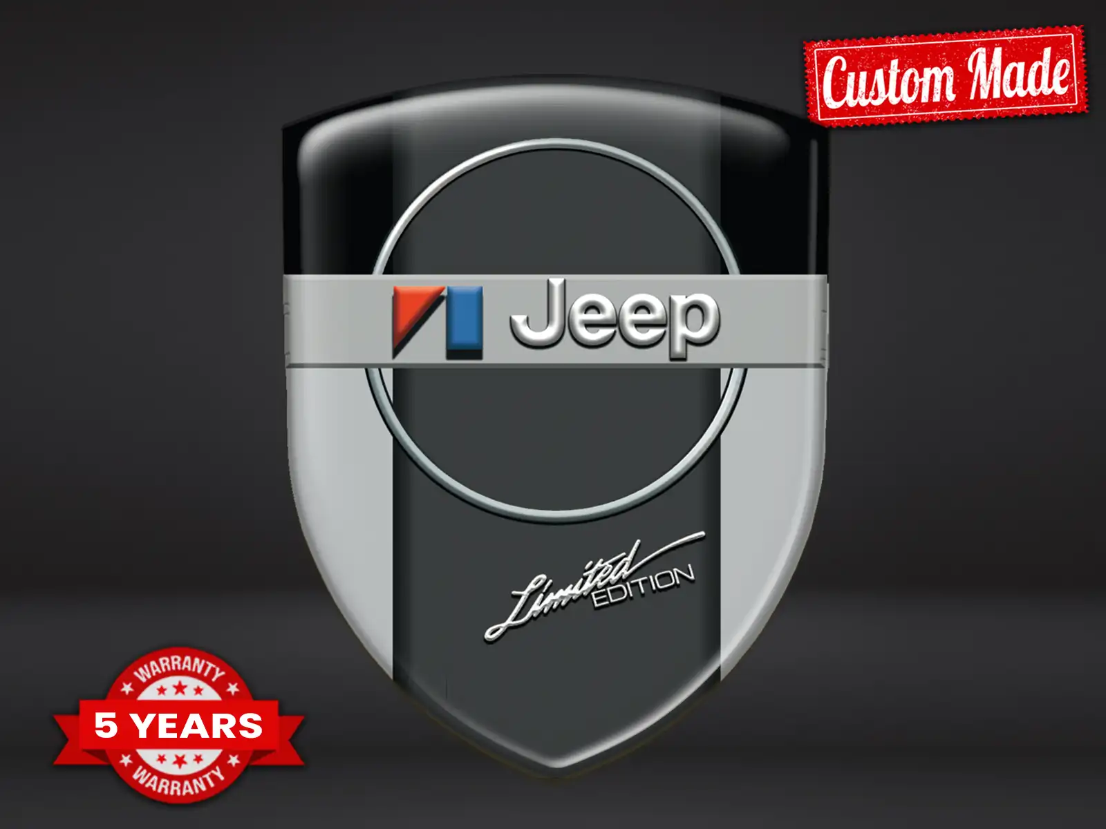 Jeep Car Badges Emblems Stylish Max Sports Durable